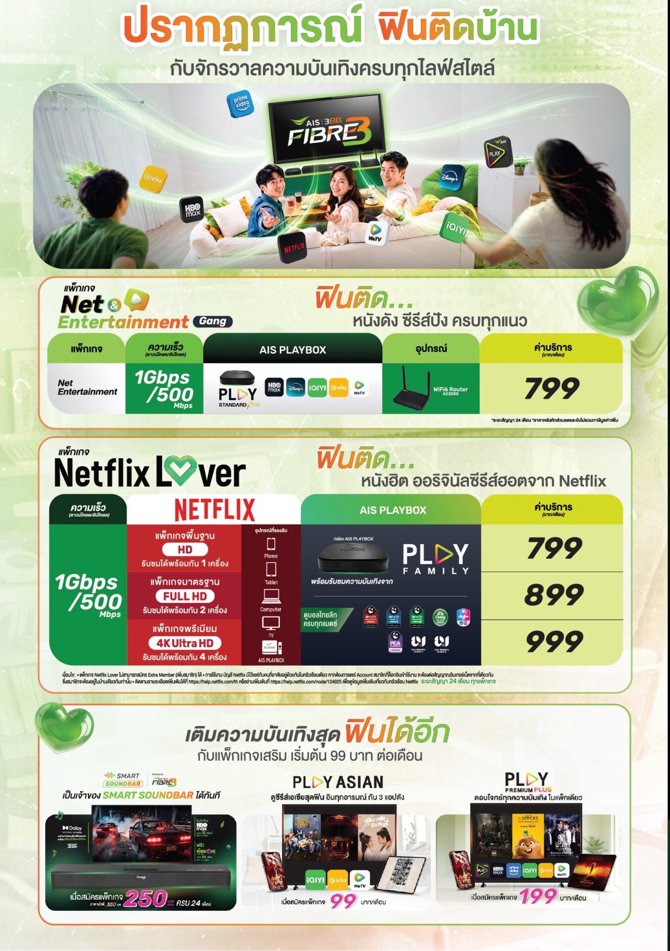 เน็ตบ้าน ais fibre